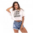 Summer women's casual loose hooded sweater women's new hooded short-sleeved t-shirt