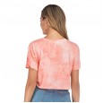 Printed short-sleeved t-shirt women's trendy women's fashion short women's loose summer wild top