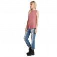 New summer women's irregular split openback sleeveless vest women's tops