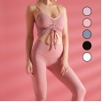 New yoga fitness vest female drawstring dual-purpose nylon sports sling beauty back sexy sports top