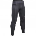 Men's zipper pocket fitness trousers PRO sports running training perspiration quick-drying high-elastic tights 1070