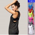 Women's Sports Vest Fitness Yoga Running T-shaped Back Hollow Sling Quick-drying Loose Vest