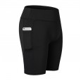 Women's yoga shorts side pockets fitness running elastic tight fast-drying sweat-wicking pants 46