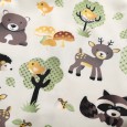 Children's clothing summer boy cartoon printed shirt solid color shorts two-piece set