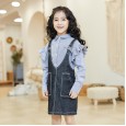 Girls' autumn skirt suit two-piece suit new children's spring and autumn style fashionable children's wear suit