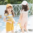 Summer children's short-sleeved suits girls suits summer style fashionable 7-9 years old girls overalls