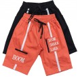 Boys and girls solid color five-point pants