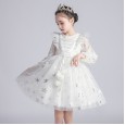 Children's dress summer dress new dress children's dress fluffy mesh yarn skirt Liuyi performance dress