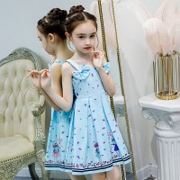 Summer new girl princess skirt vest dress new children's clothing suspender skirt