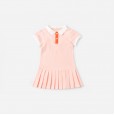 Summer new college style short-sleeved girls dress children's clothing pleated skirt swing sports POLO skirt