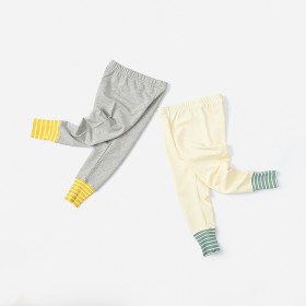 Spring new children's pants children's leggings children's clothing hit color foot elastic girls' leggings