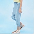 Spring and summer new children's pants children's clothing children's thin trousers girls cool Tencel denim mosquito pants