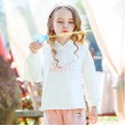 Spring new children's clothing sports and leisure printing long-sleeved T-shirt tops spring and autumn children's hooded sweater