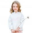 Spring new children's clothing sports and leisure printing long-sleeved T-shirt tops spring and autumn children's hooded sweater