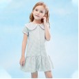 Summer new lace children's dress children's clothing foreign doll collar children's dress