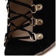 Early autumn cross strap rivet hollow fish mouth sandals fashion thin high heel women's shoes