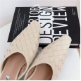 Summer models Rome flat bottom lazy Lingge OL Baotou cool female half drag tide shoes