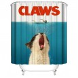 Cat hippo polyester waterproof digital printing shower curtain