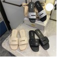 Summer Roman style fashion open-toed lazy flat bottom beach female cool half slippers