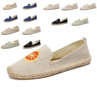 Women's canvas espadrilles low-top cloth shoes espadrilles canvas fisherman canvas women's shoes