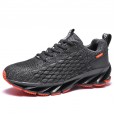 Oversized men's shoes flying woven sports shoes tide shoes men's fish scale casual shoes