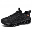 Oversized men's shoes flying woven sports shoes tide shoes men's fish scale casual shoes