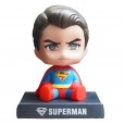 Cartoon car decoration shaking head doll car interior supplies creative trend interior spring shaking head mobile phone holder bracket