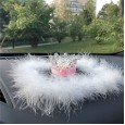 New car decoration creative cute car crown crystal seat type car interior decoration decoration supplies