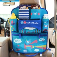 Car seat creative cartoon storage bag multifunctional seat back hanging car storage bag car storage hanging bag