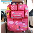Car seat creative cartoon storage bag multifunctional seat back hanging car storage bag car storage hanging bag