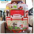Car seat creative cartoon storage bag multifunctional seat back hanging car storage bag car storage hanging bag