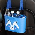 Car cartoon creative hanging type car storage bucket car multifunctional seat back trash bin storage box