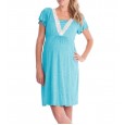 Hot-sale lace stitching multifunctional mother nursing dress pajamas before and after pregnancy