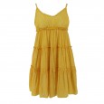 Hot selling hot bohemian print suspender dress seaside vacation beach short skirt women