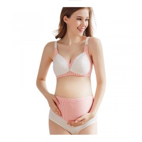 Maternity Underwear Sets Breastfeeding Without Steel Rings Pure Cotton Bra Comfortable