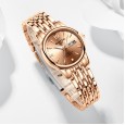 Watch female student steel belt trend simple fashion waterproof casual ladies watch personality quartz watch female watch
