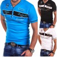 Trendy Men's T-shirt Top New Men's Fashion Casual Short Sleeve T-shirt Men