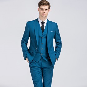 Summer slim suit professional dress groom groom groom wedding dress suit suit men three-piece suit