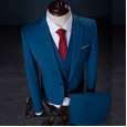Summer slim suit professional dress groom groom groom wedding dress suit suit men three-piece suit