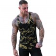 Men's vest muscle fitness camouflage shirt men's outdoor sports breathable quick-drying vest