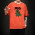 Youth summer printing casual short-sleeved T-shirt male youth fashion comfortable and cute
