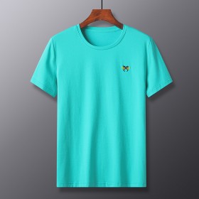 Summer casual fashion men's round neck T-shirt new short-sleeved shirt youth popular and comfortable