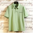 Lapel short-sleeved polo shirt men's plus size loose half-sleeved t-shirt men's comfortable fashion casual