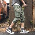 Boys summer cropped pants trendy youth fashion comfortable youth leisure loose leisure