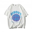 Summer new chest big printed round neck T-shirt youth popular comfortable fashion youth