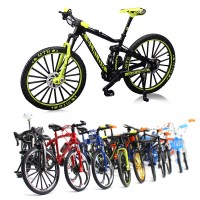 New creative alloy model simulation bicycle decoration mini bicycle toy downhill mountain bike model