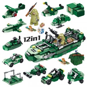 633045 building blocks children's puzzle assembled science and education toys Jedi survival lifeboat plastic gift