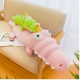 Cartoon cute down cotton soft crocodile plush doll cartoon creative pillow girls children children plush toys