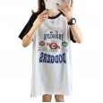 Summer new mm large size women's letters printing ladies shirt short sleeve t-shirt female students