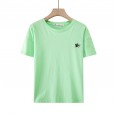 Summer new loose large size women's solid color letter printed shirt short-sleeved T-shirt women's tide